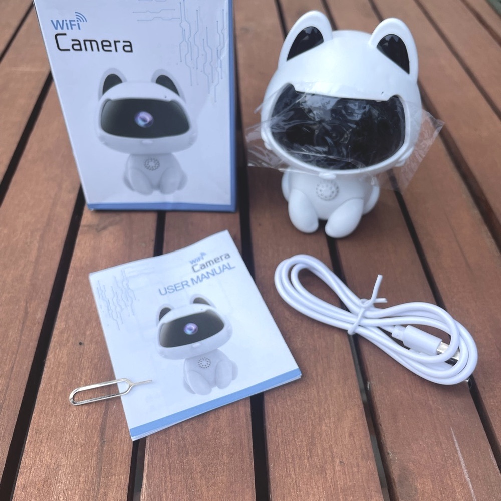 Home security cat WiFi-camera + User Manual NEW
